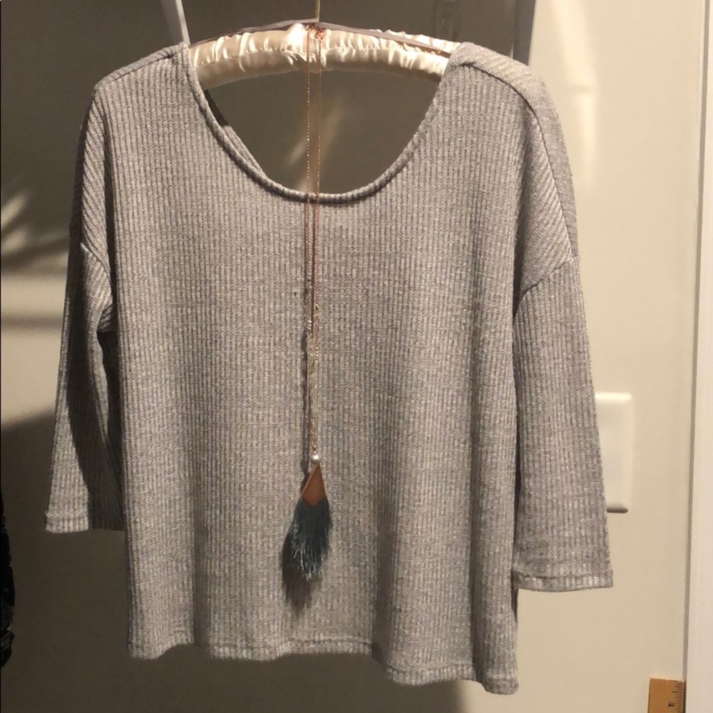 Gentle fawn grey shirt
